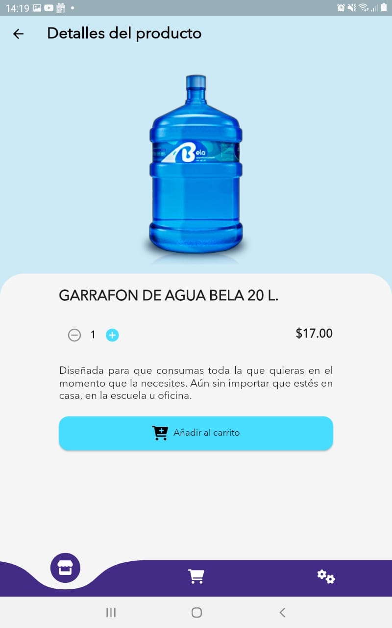 software para entrega de agua